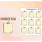Clipped Note Paper in Beige