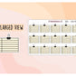 Lined Note Page Boxes in Beige