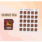 Fantasy Book Genre Icon Sticker