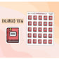 Non-Fiction Book Genre Icon Sticker