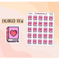 Romance Book Genre Icon Sticker
