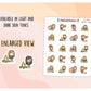 Fall Chibi Girls – Version 3 (2 Skin Tones Available)