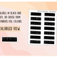 Foiled Washi Tape Sample Stickers