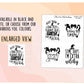 Halloween Witchy Full Box Quote Stickers