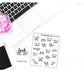 Potty Mouth Sampler Stickers Typography Cuss Word Adult Language Potty Mouth Sticker for , Plum Paper, Recollections, and similar planners