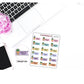 Water The Plants Water Flowers Gardening Stickers for  and other planners