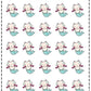 123C - Purrmaid Workout Time Get Fit Exercise Kitty Cat Task Stickers for Erin Condren, Plum Paper, Recollections, and similar planners