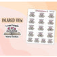 Less People. More Books Floral Book Sticker