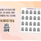 Let's Stay Home Quote Stickers
