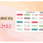 Summer Paradise Washi Tape Sample Stickers